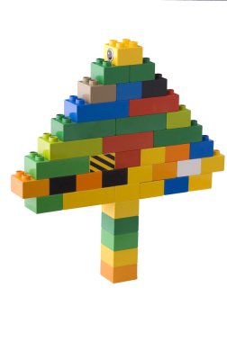 Building blocks tree clipart