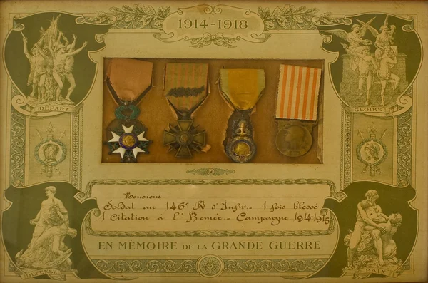 Frenchww 1 μετάλλια — Φωτογραφία Αρχείου