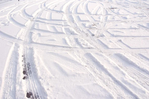 Трек на снігу Ліцензійні Стокові Фото