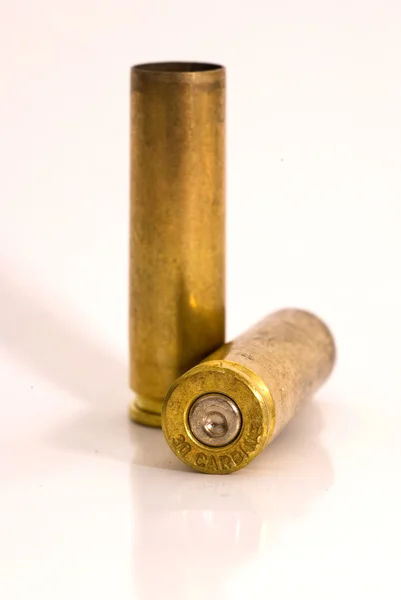 30 shell casings — Stock Photo, Image