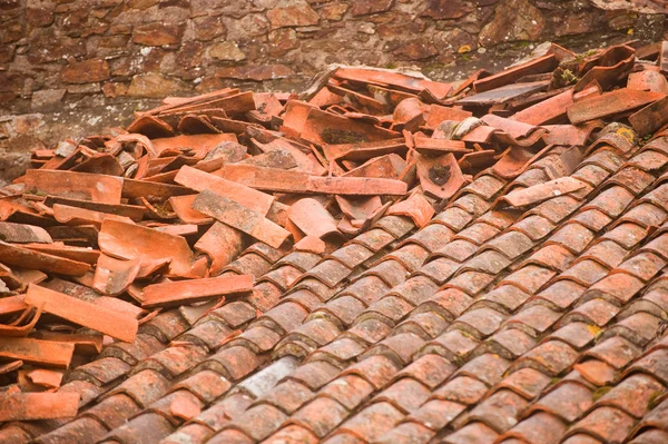 Roof after storm — Stock Photo, Image