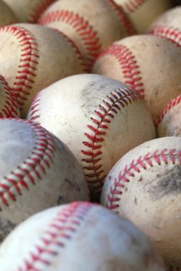 Baseballs - Depth of Field clipart