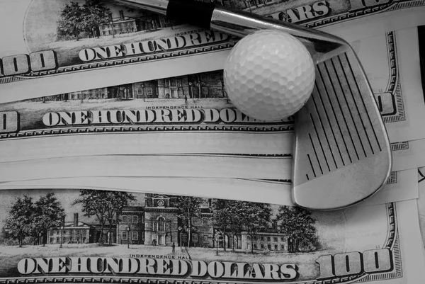 Golf de dinero grande — Foto de Stock