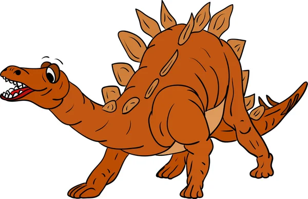 Estegosaurio — Vector de stock