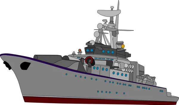 Πολεμικό πλοίο — Διανυσματικό Αρχείο