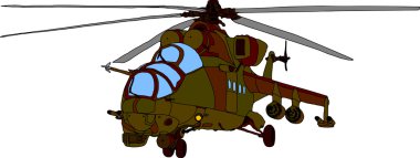 renk savaş helikopteri