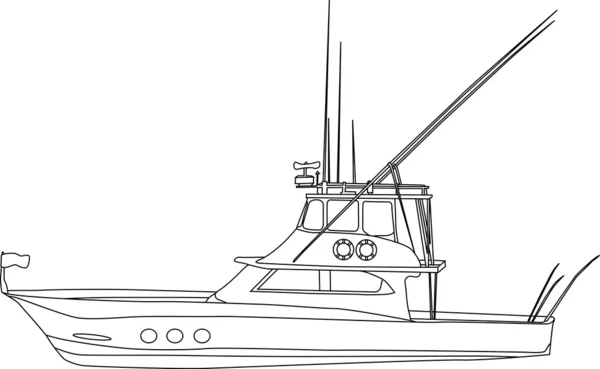 Båt — Stock vektor