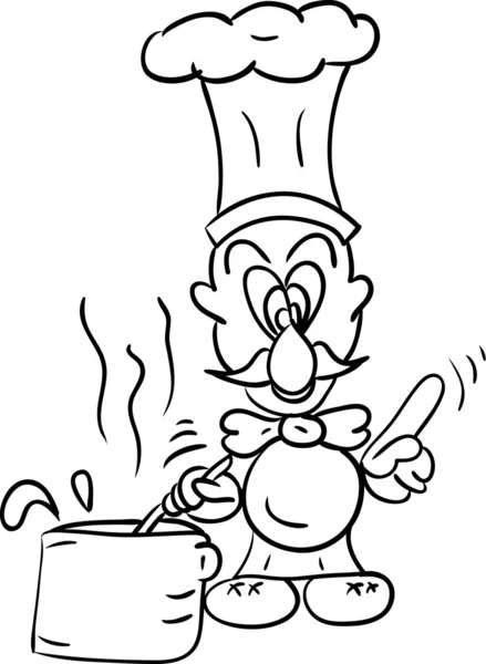 Chef cuisinier — Image vectorielle