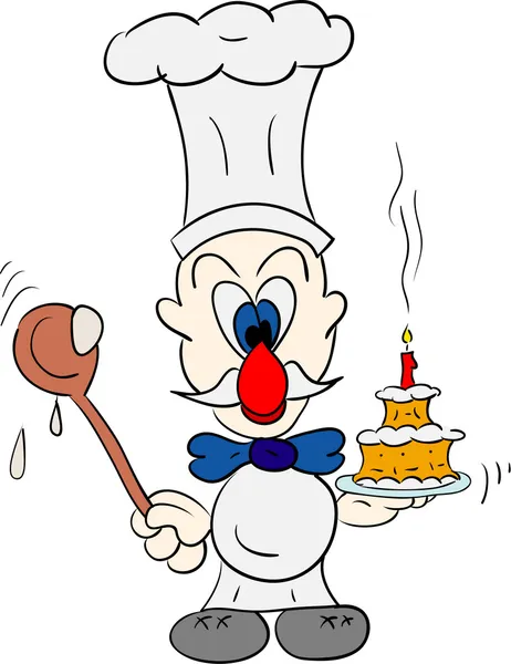 Chef cuisinier — Image vectorielle