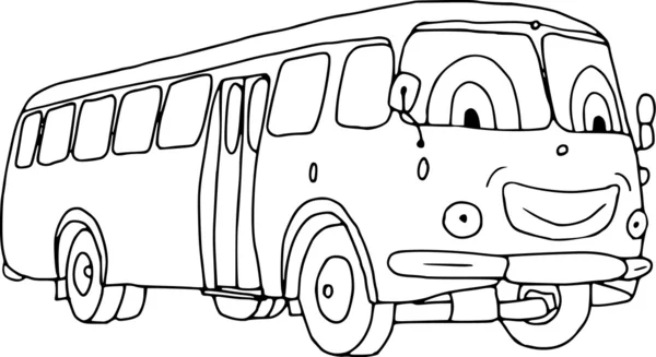 Sorriso autobus — Vettoriale Stock
