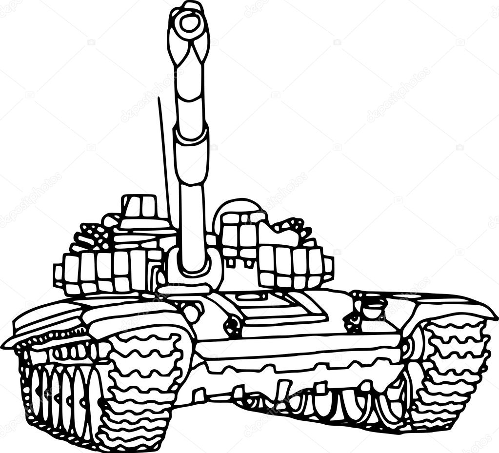 Tank Stock Vector Image by ©pavelmidi #2503156