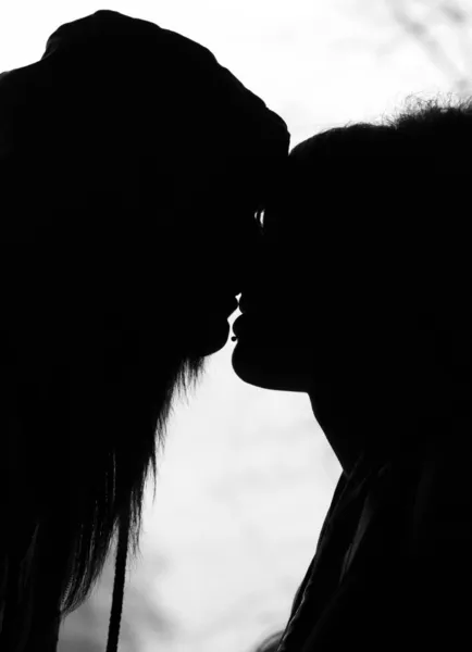 Поцелуй меня Стоковое Фото