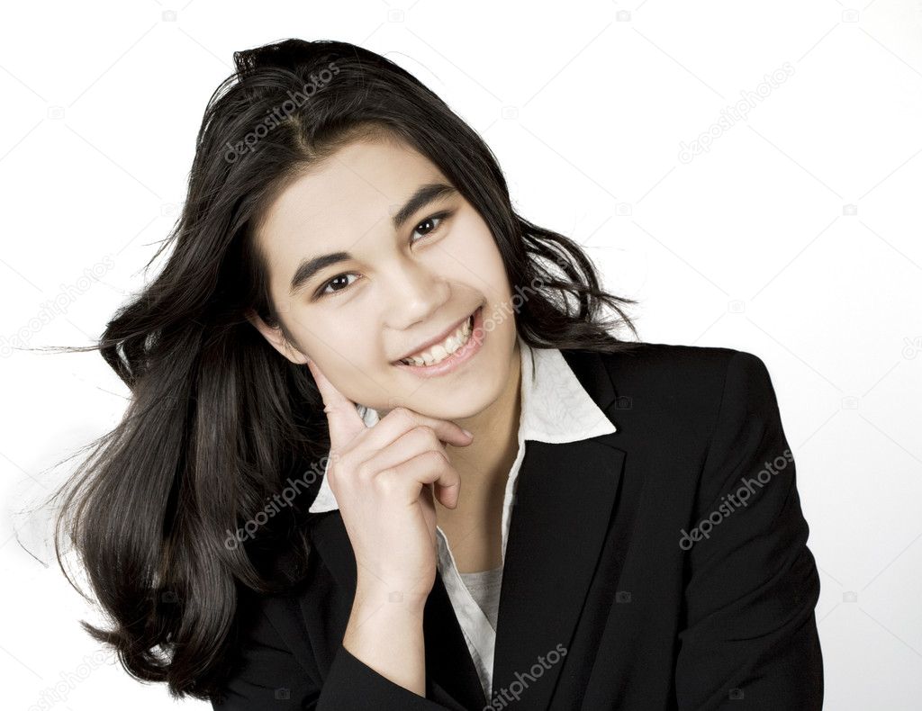 Confident young business woman