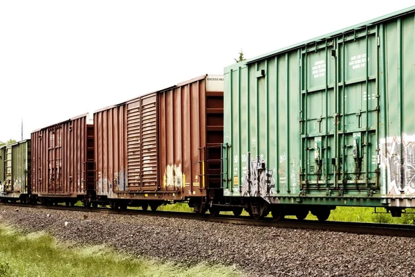 stock image Cargo trains