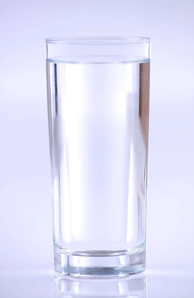 Vetro trasparente d'acqua — Foto Stock