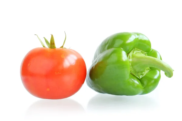 Pimiento and tomato — Stock Photo, Image