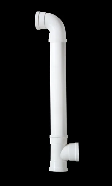 Tubo idraulico in PVC Fotografia Stock