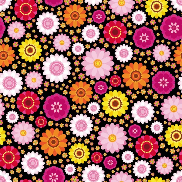 Påsk sömlös floral bakgrund — Stock vektor