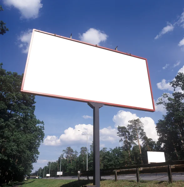 Blank billboards. — Stock Photo, Image