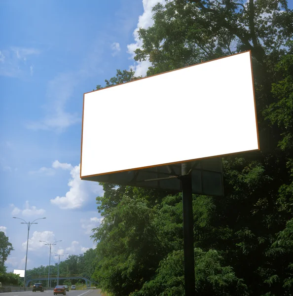 Prázdný billboard. — Stock fotografie
