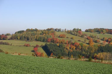 Germany Erzgebirge Landscape Annaberg clipart