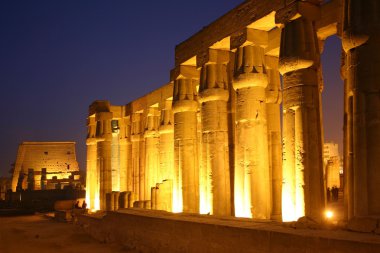 Egypt Luxor Temple clipart