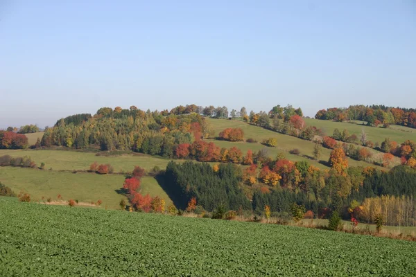 Alemanha Erzgebirge Paisagem Annaberg — Fotografia de Stock