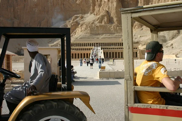 Egitto Tempio di Luxor hatschepsut — Foto Stock