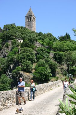 Fransa languedoc olargues pont de diable