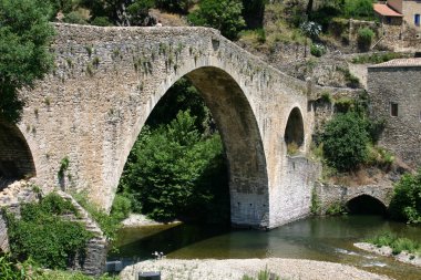 Fransa languedoc olargues pont de diable