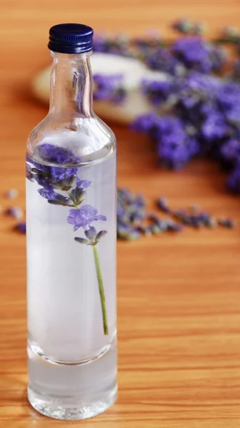 Lavender herb and bath — Stock Photo, Image