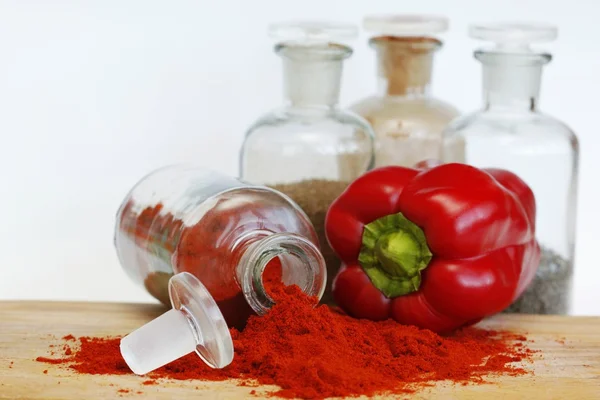 Rød paprika krydderi - Stock-foto