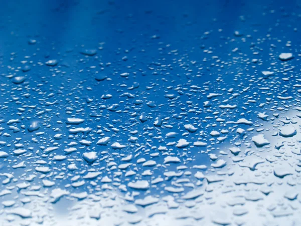 stock image Raindrops on windowpane