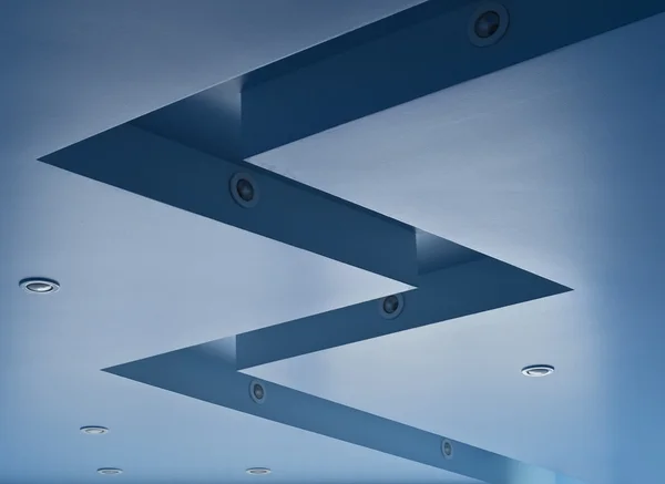 Modré barevné strop — Stock fotografie