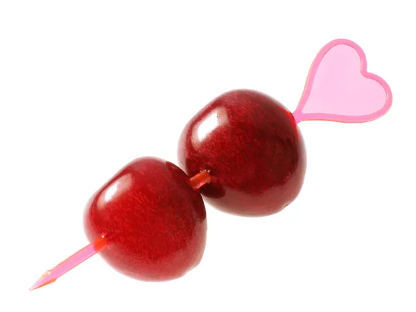 Two cherries. — Stock Photo, Image