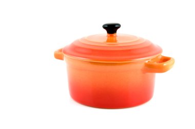 Orange casserole clipart