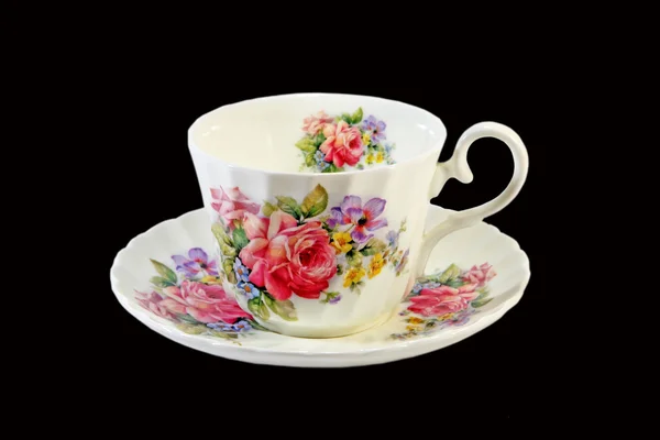 Decorated china cup — Stock Photo, Image