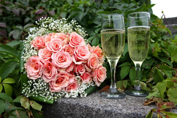 Wedding bunch of flowers — Stock Photo, Image