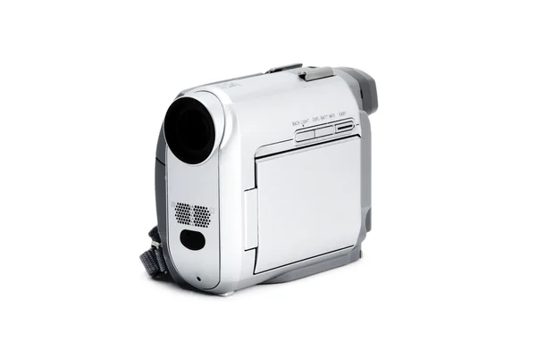 Compacte videocamera geïsoleerd — Stockfoto