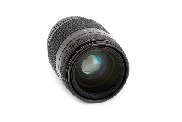 Photo lens isolated over white — Stock Photo, Image