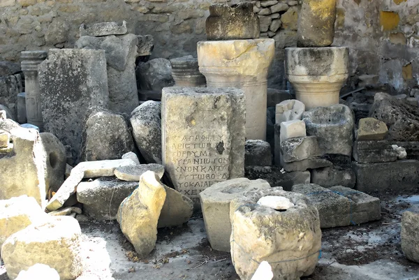 stock image Ancient ruins of hystorical acropolis