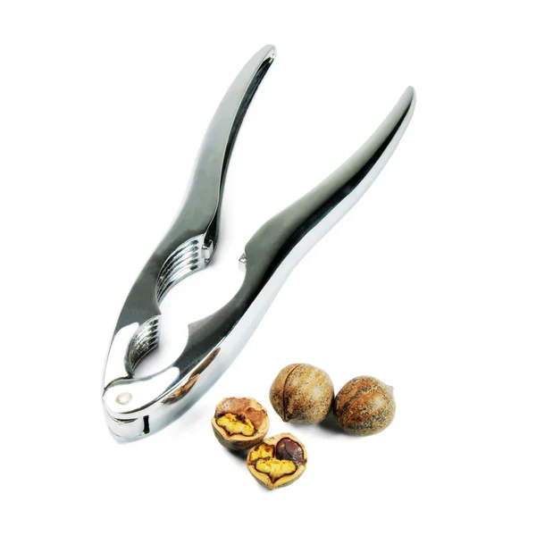 Pliers and nuts — Stock Photo, Image
