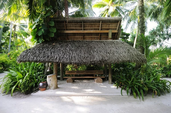 Thatched casa — Foto Stock