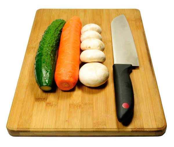 Zanahoria pepino y champiñón — Foto de Stock