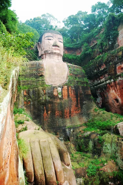 stock image Le Shan statue