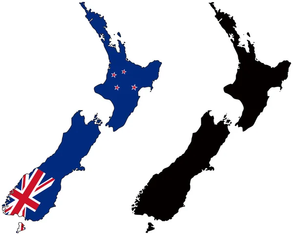 Nuova Zelanda — Vettoriale Stock