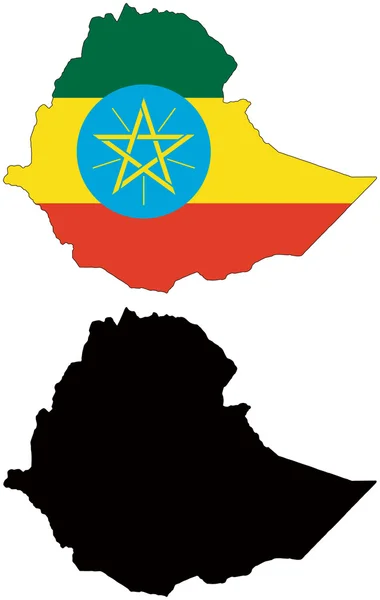 Etiopie — Stockový vektor