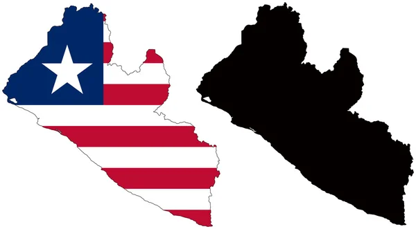 Libéria — Image vectorielle