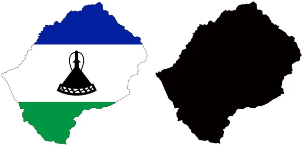 Lesotho — Stockvektor
