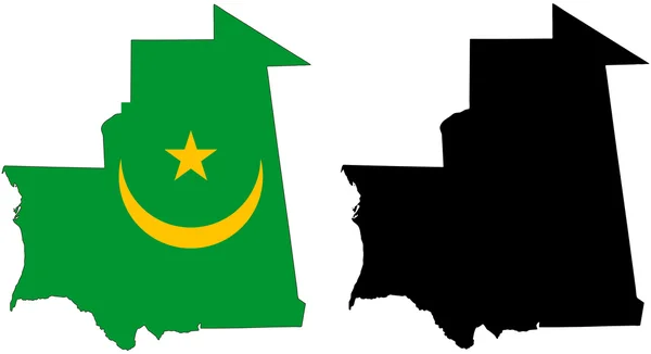 Mauritania - Stok Vektor